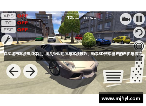 真实城市驾驶模拟体验，挑战极限速度与驾驶技巧，畅享3D赛车世界的自由与激情